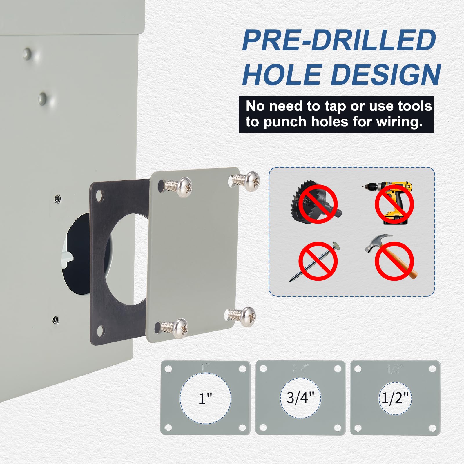 Suplevel easy-wire installation kit simplifies setup with knockouts