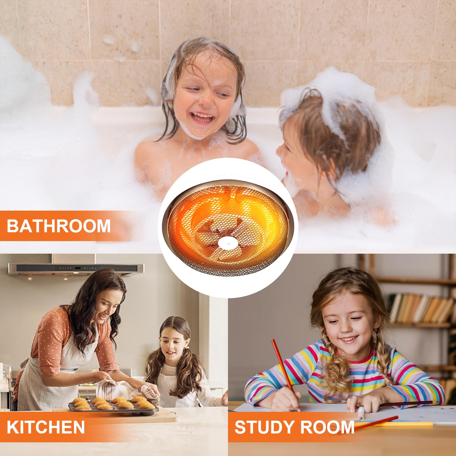 Suplife energy-saving design highlighting eco-friendly bathroom heating