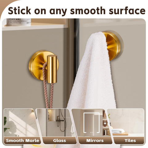 Supopular suction hook holds loofahs securely in showers.
