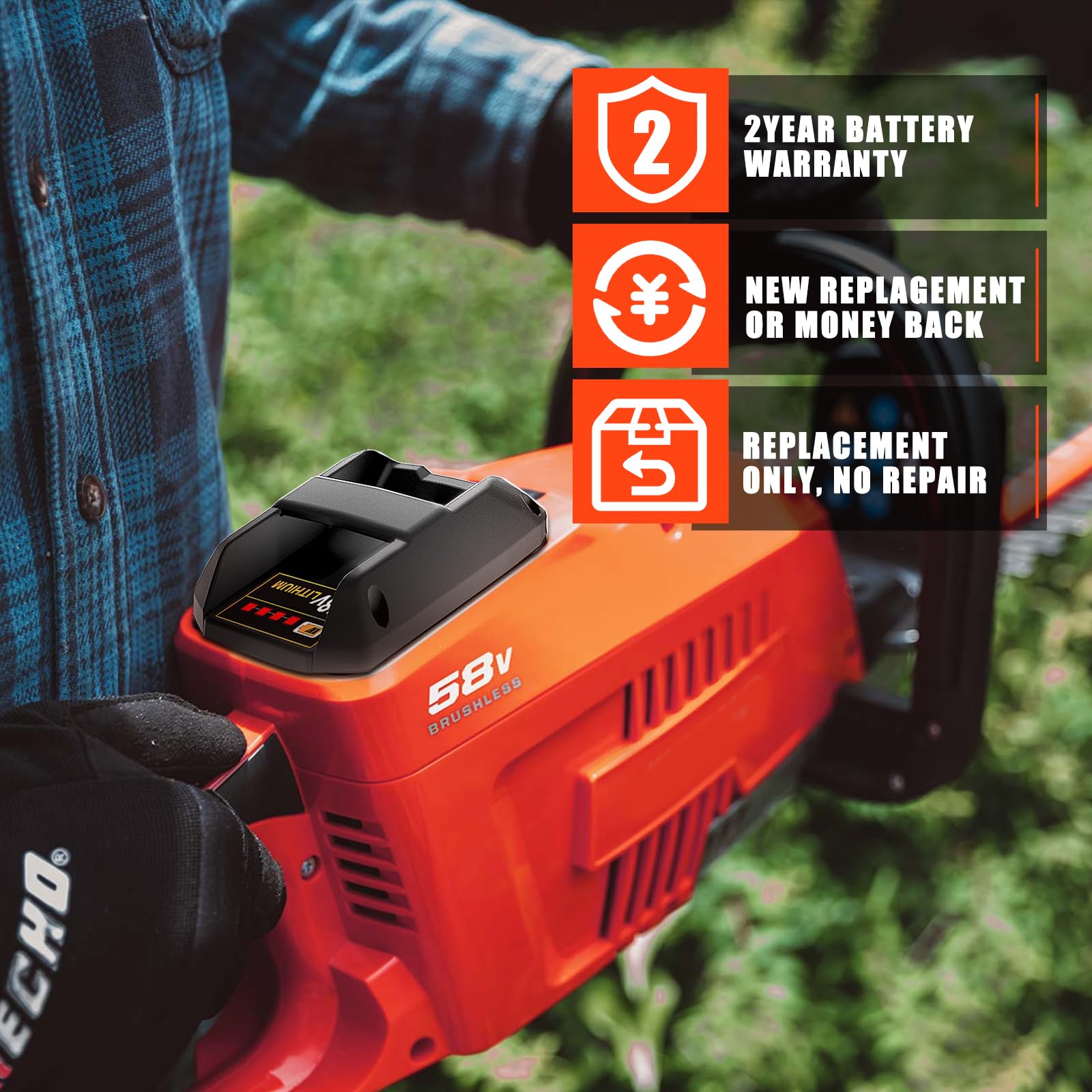 Supowill CBP58V50 battery label certifications UL/CE/FCC compliant