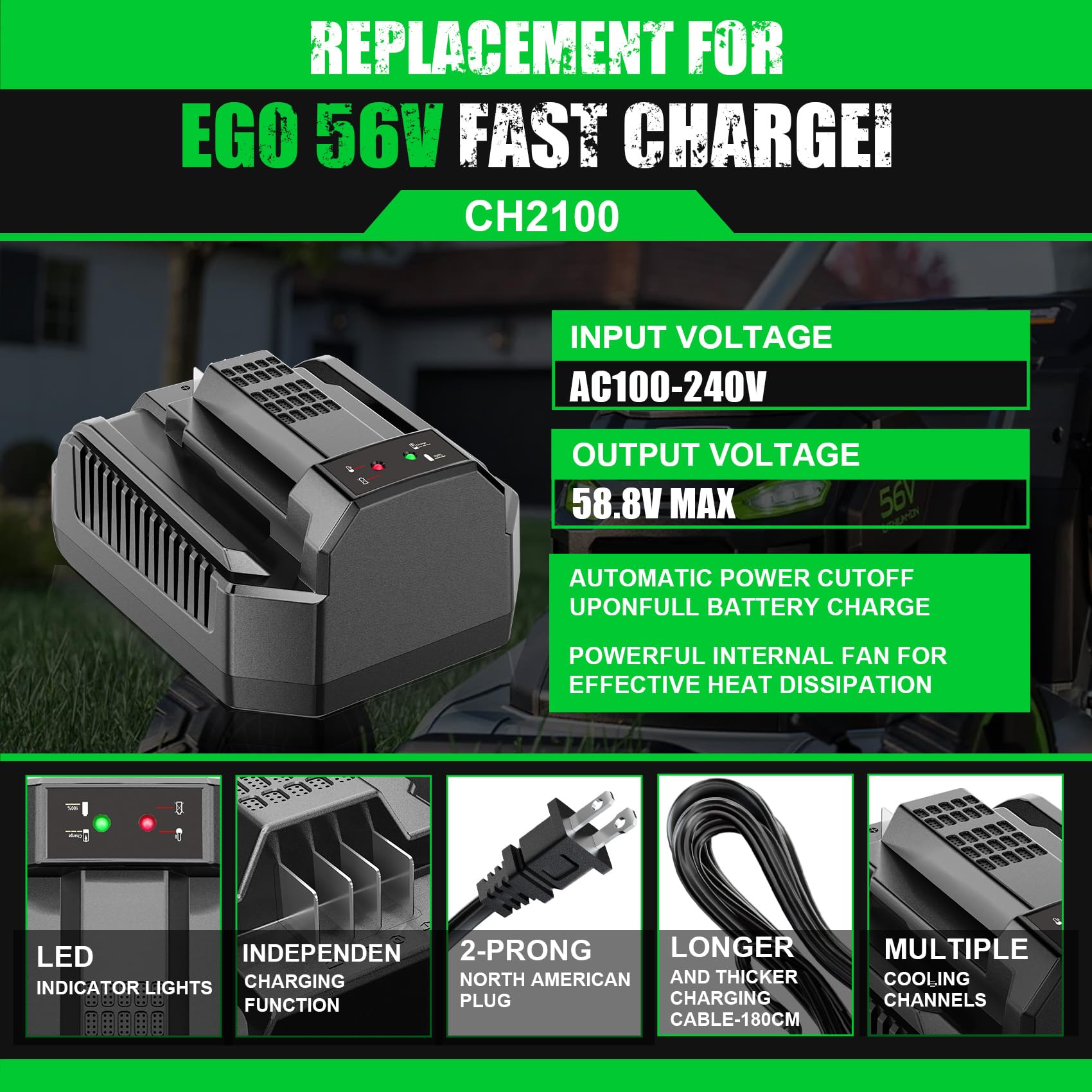 Supowill dual-battery charging enables simultaneous power for two EGO packs