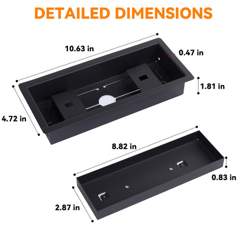 Supply Depot heavy-duty cast-iron construction with rust-resistant coating.