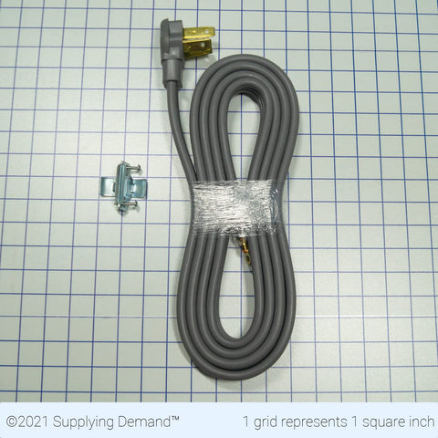 Supplying Demand 3-prong plug end on a 10-foot cord ready for connection