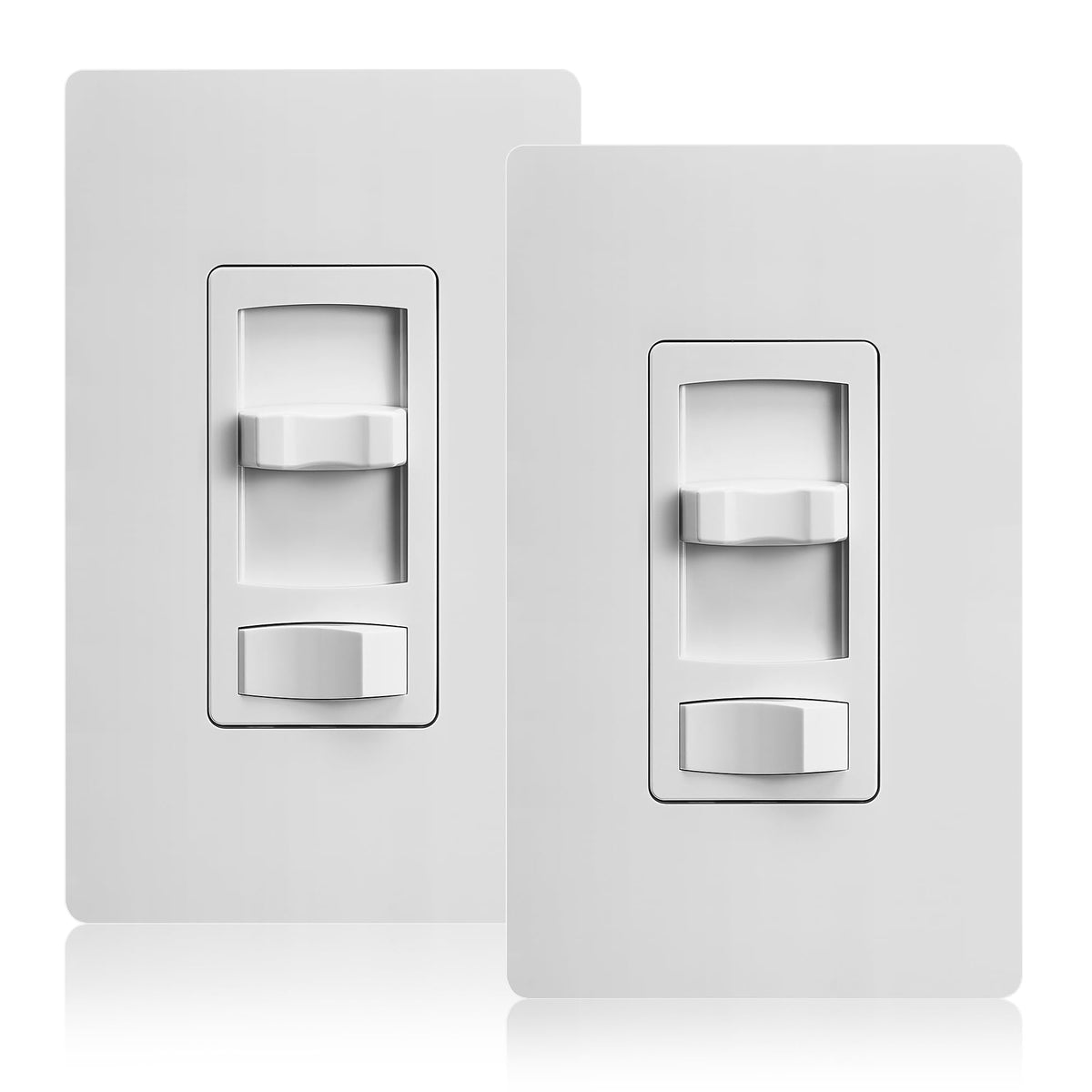 SURAIELEC dimmer 2-pack on/off switch for reliable lighting control.