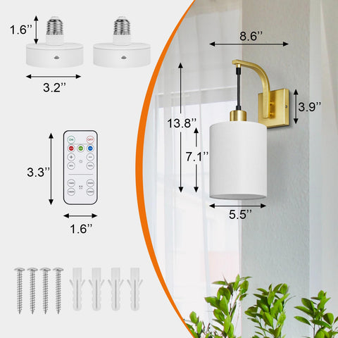 SURAIELEC indoor wall lights suitable for bedrooms, living rooms, hallways.