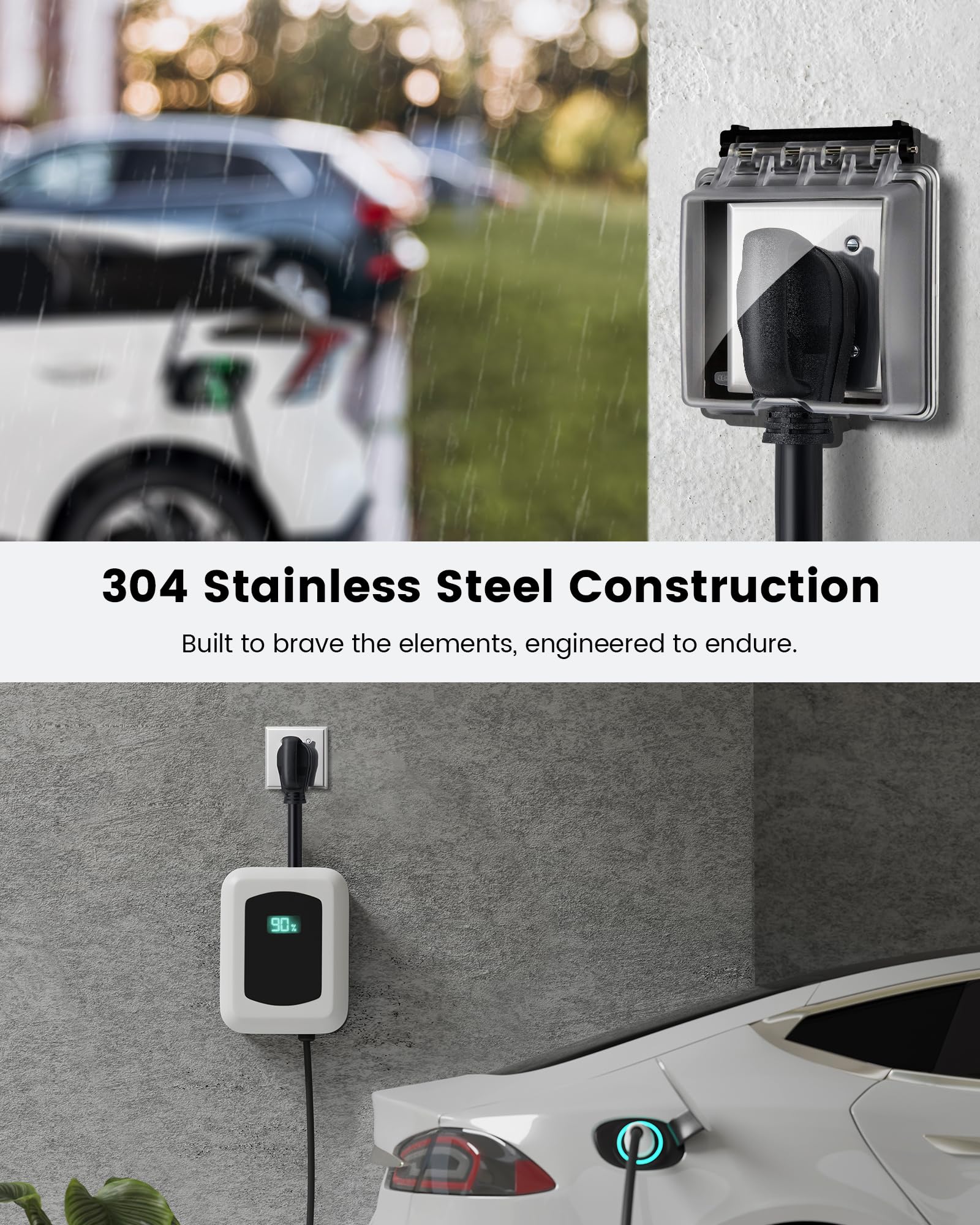 SURAIELEC copper contacts provide reliable conductivity for stable charging sessions.