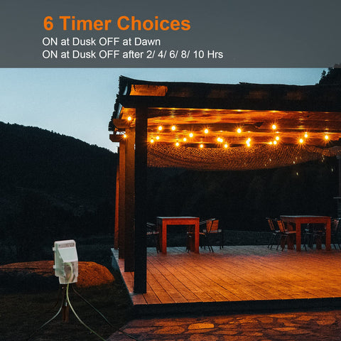 SURAIELEC dusk-to-dawn photocell sensor automates lighting.
