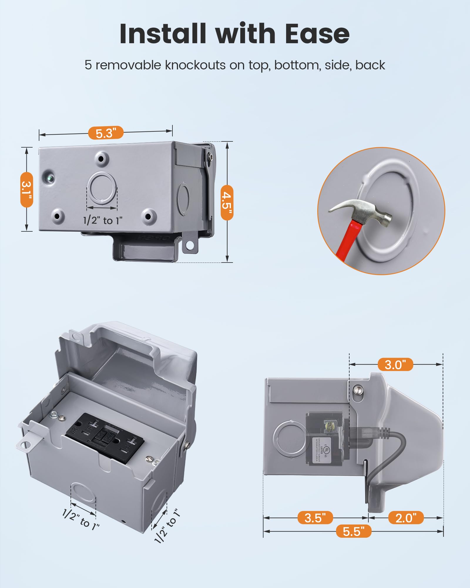 SURAIELEC ETL-listed outdoor power solution for reliable use