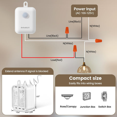 SURAIELEC wireless kit supports multiple sets without interference