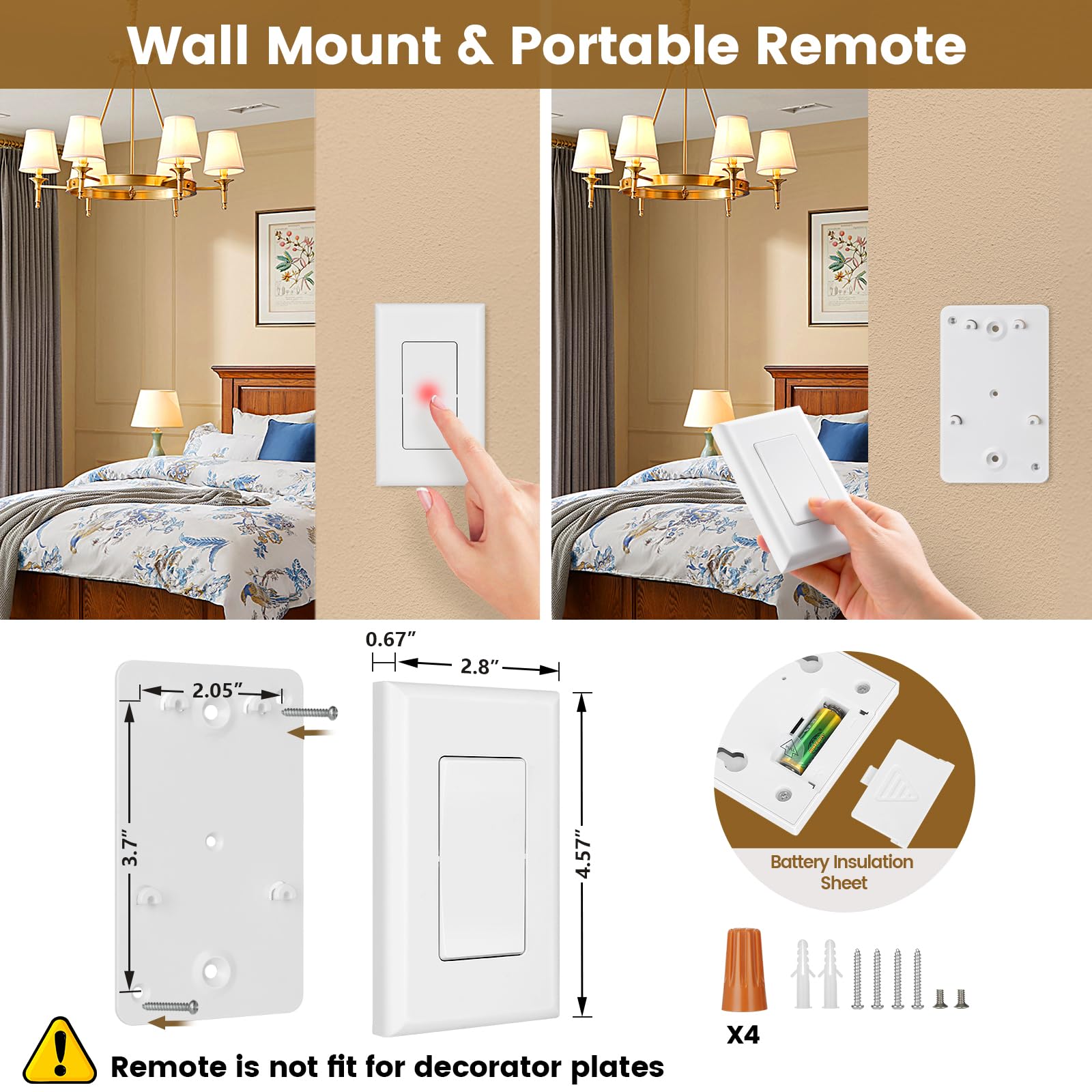 SURAIELEC installation with neutral wire emphasizes easy setup behind existing switches.