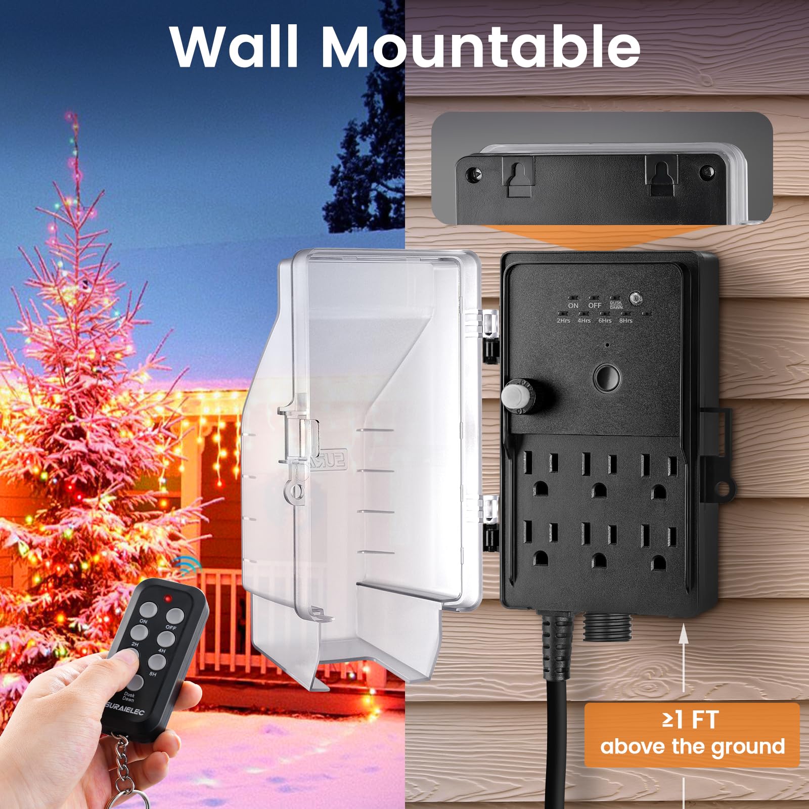 SURAIELEC overload protection breaker helps prevent overloading outdoor circuits