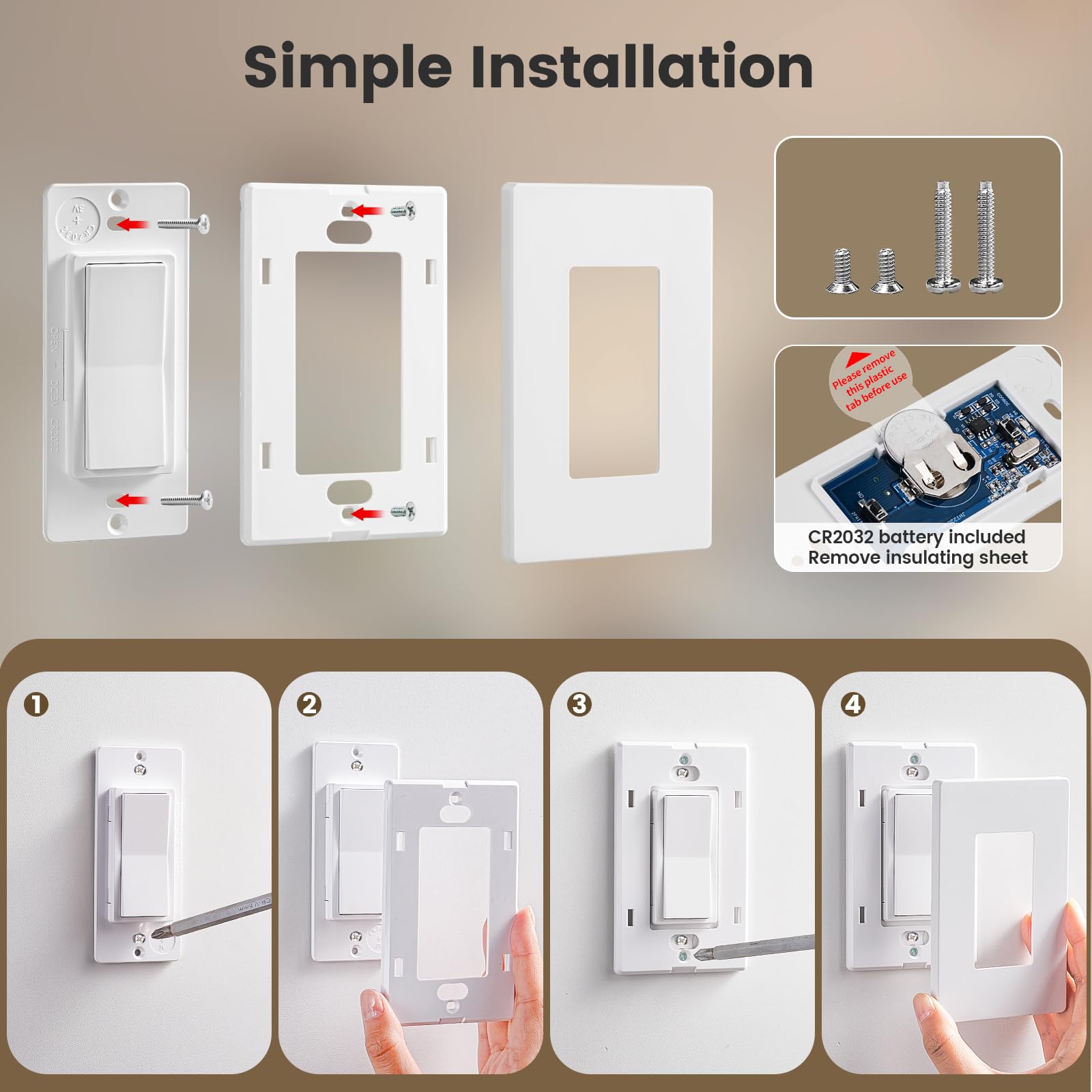 SURAIELEC range up to 100 ft through walls for flexible lighting control