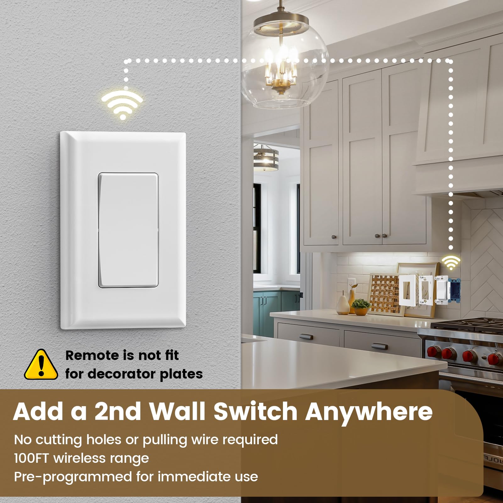 SURAIELEC receiver backplate demonstrates simple neutral-wire installation for quick retrofits.