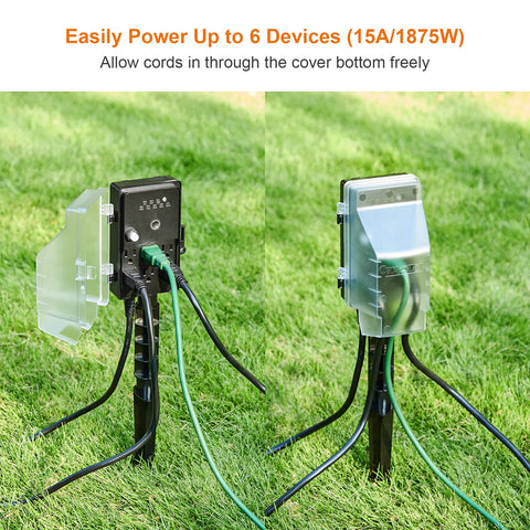 SURAIELEC six-foot extension cord offers flexible setup.