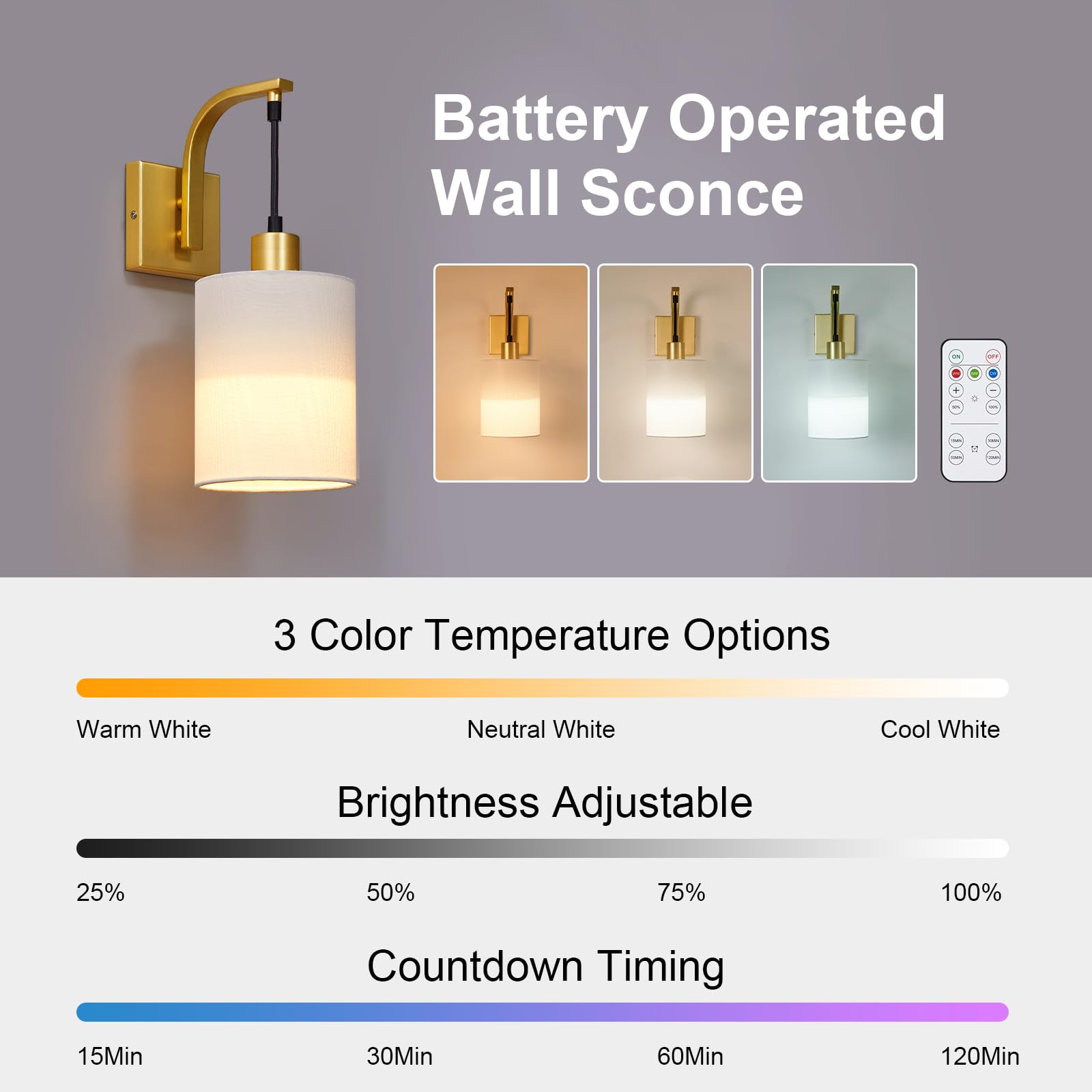 SURAIELEC dimmable feature allows precise brightness for any scene.