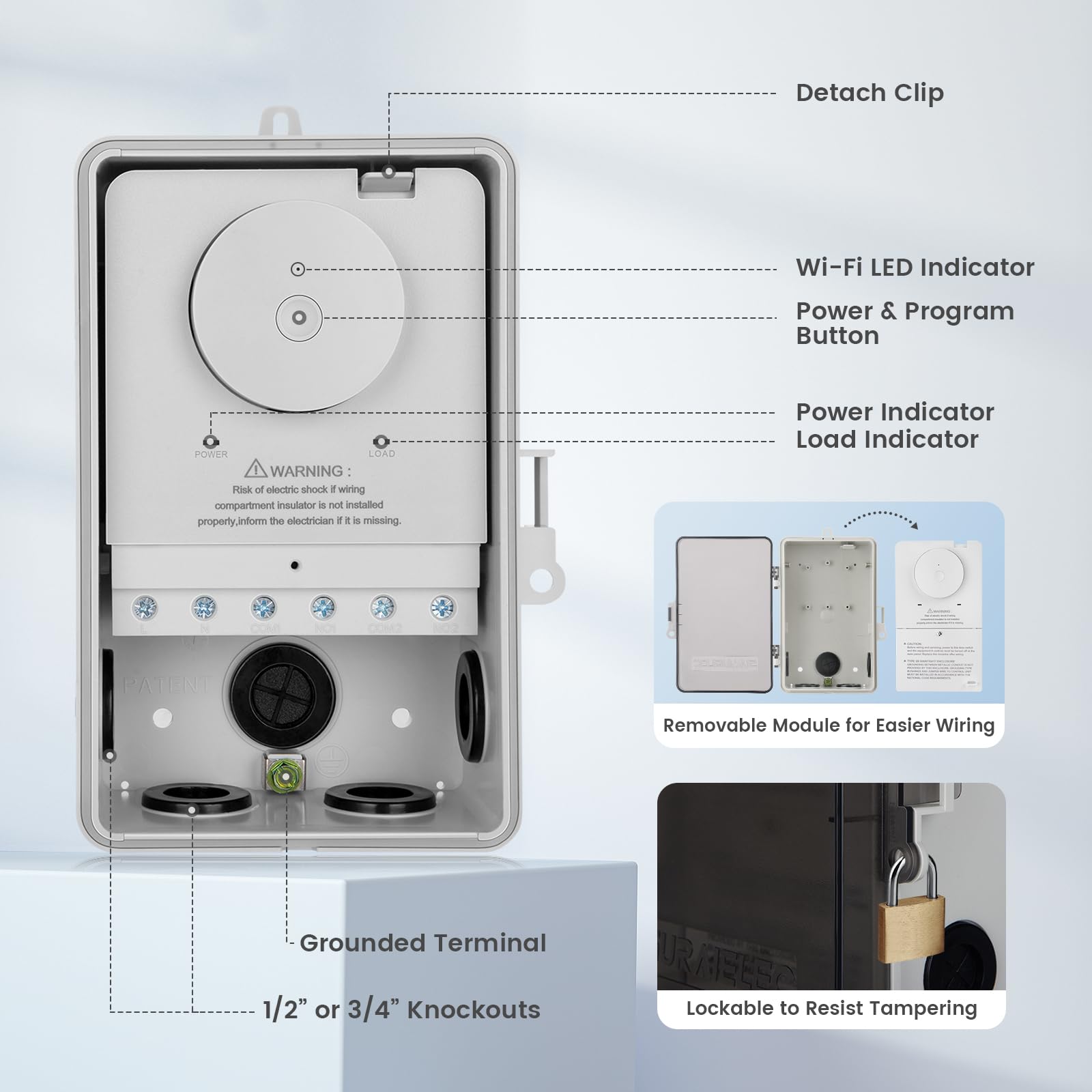 SURAIELEC wifi pool timer settings allow customizable schedules