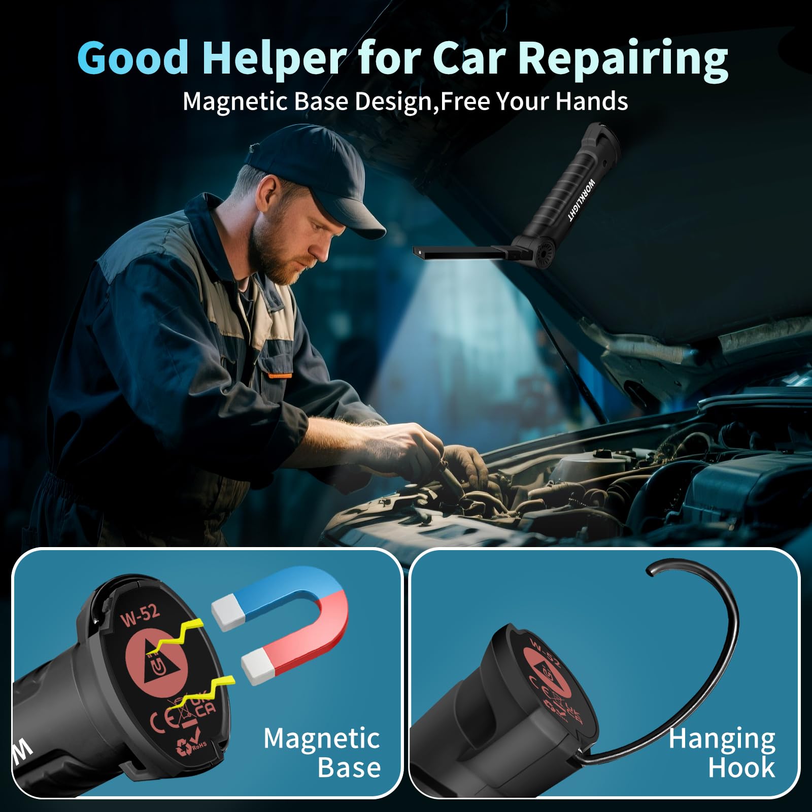 Suranew USB-C rechargeable design with long-lasting battery for on-the-go work.