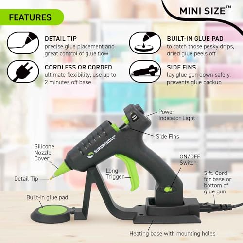 Surebonder CL-195F corded mode setup for continuous work