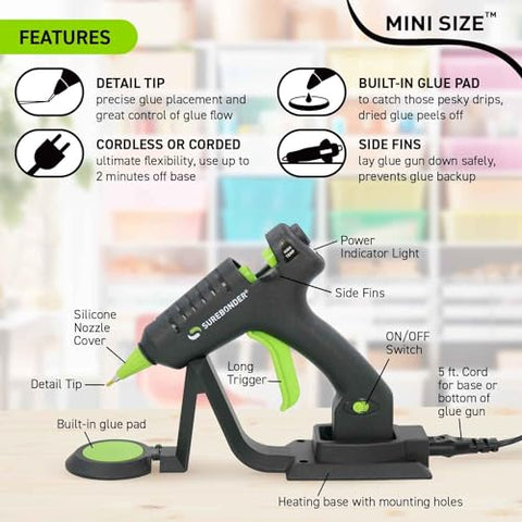 Surebonder CL-195F corded mode setup for continuous work