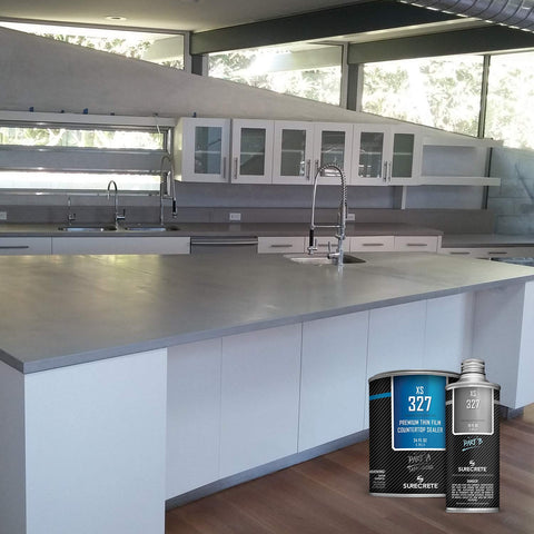 SureCrete XS327 forms a moisture and oil barrier for kitchen counters