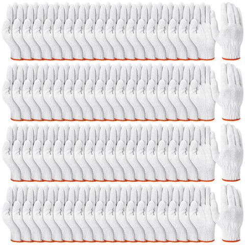 Sureio 200-pair cotton glove liners boxed for heavy-duty use