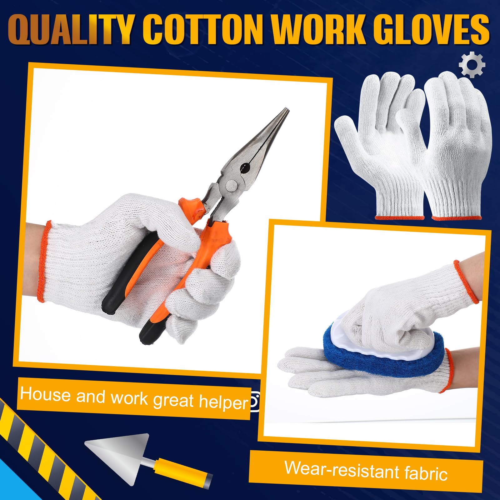 Sureio orange-rimmed wrist design for quick glove identification