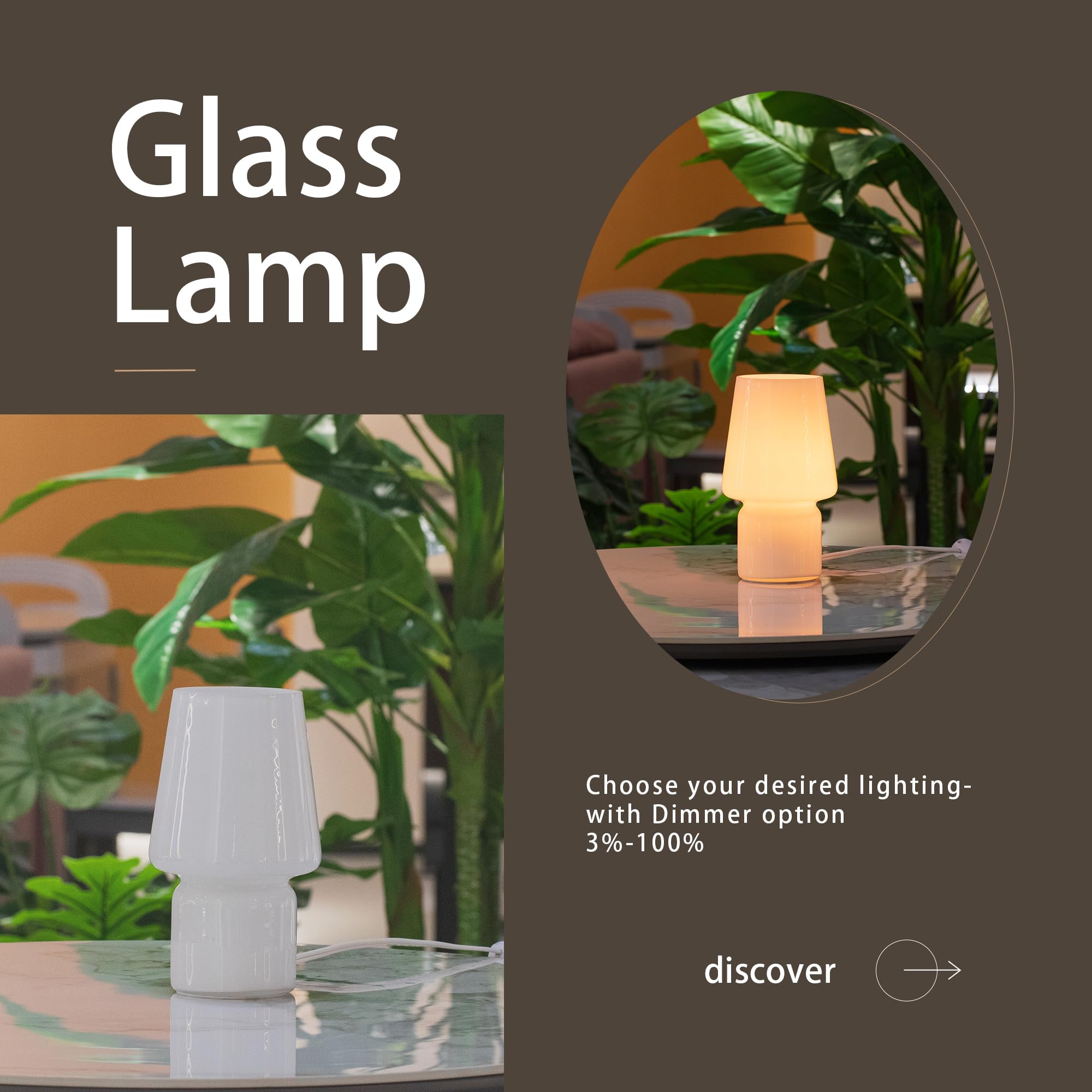 Dimmable control on SUREYOND lamp for precise brightness.