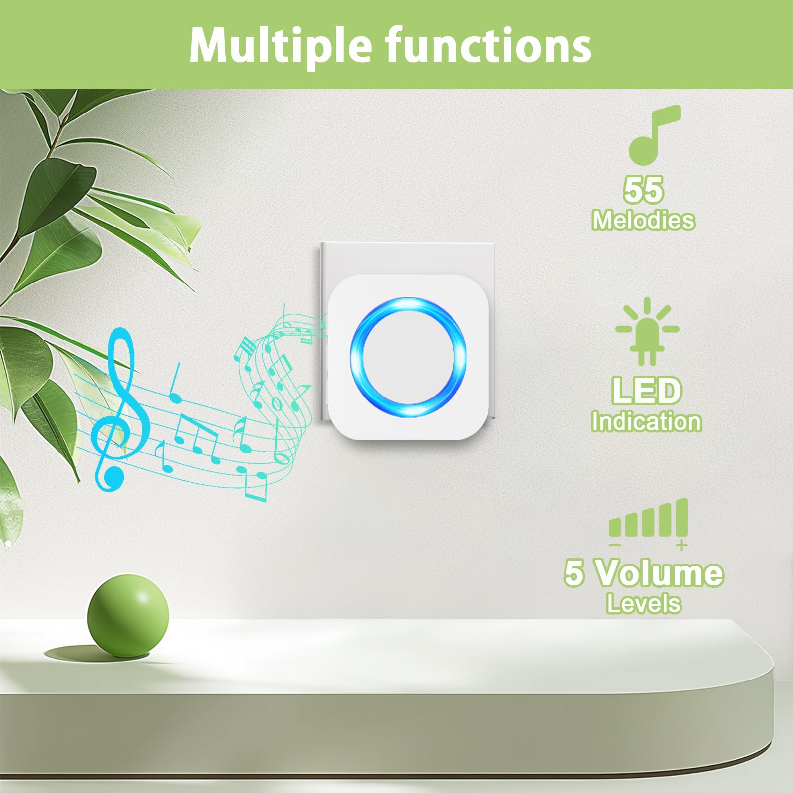 SURFOU IP55 weatherproof design for indoor and outdoor use