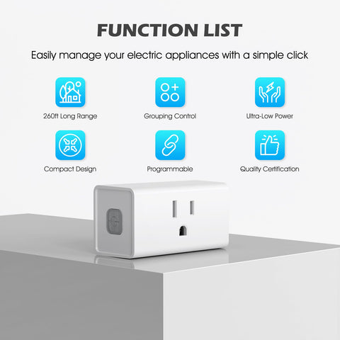 SURNICE individual outlet control demonstrating separate device management