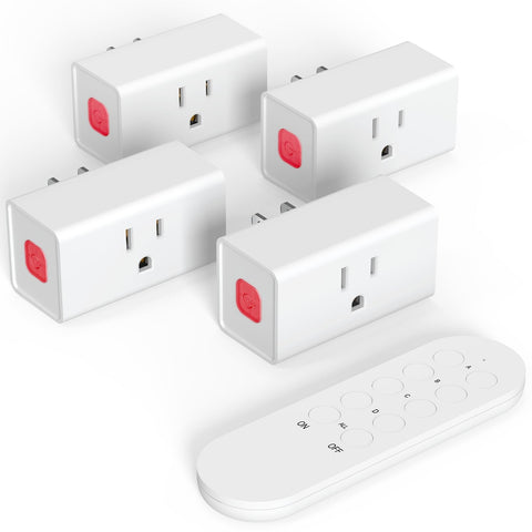SURNICE remote outlet setup showing plug-in arrangement for quick control