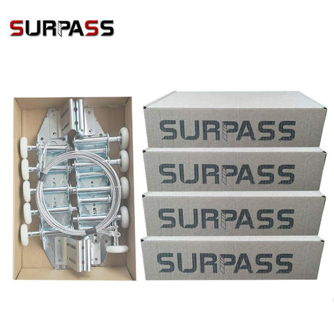 SURPASS complete hardware kit with straightforward installation packaging.