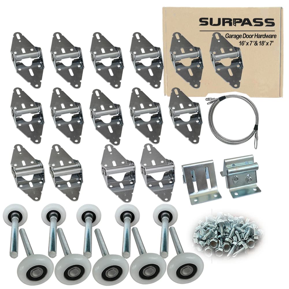 Surpass nylon roller durable for smooth, quiet garage door operation.