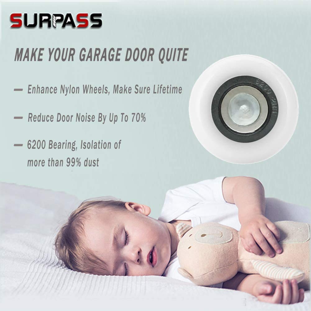 Surpass top bracket rustproof for stable door alignment.