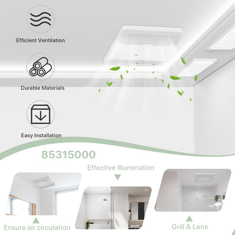Replacement cover maintains airflow and helps reduce moisture buildup in bathrooms.