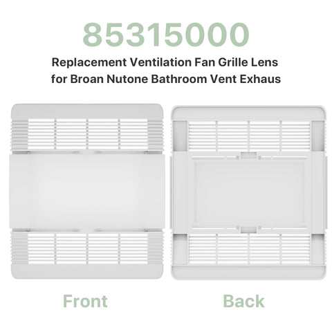 Sleek SurpLee vent cover replacement blends with bathroom decor.