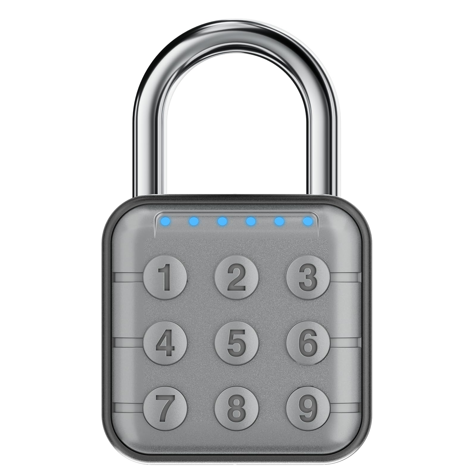 SURPN combination lock front view with keypad for secure gym lockers.
