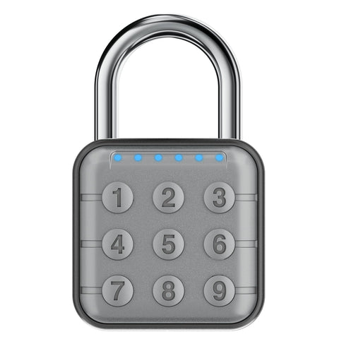 SURPN combination lock front view with keypad for secure gym lockers.