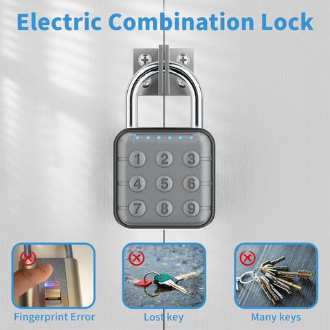 SURPN combination lock padlock dial focuses on quick, clear combination entry.