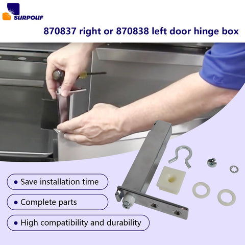 SURPOUF two-pack hinge kit close-up showing durable components