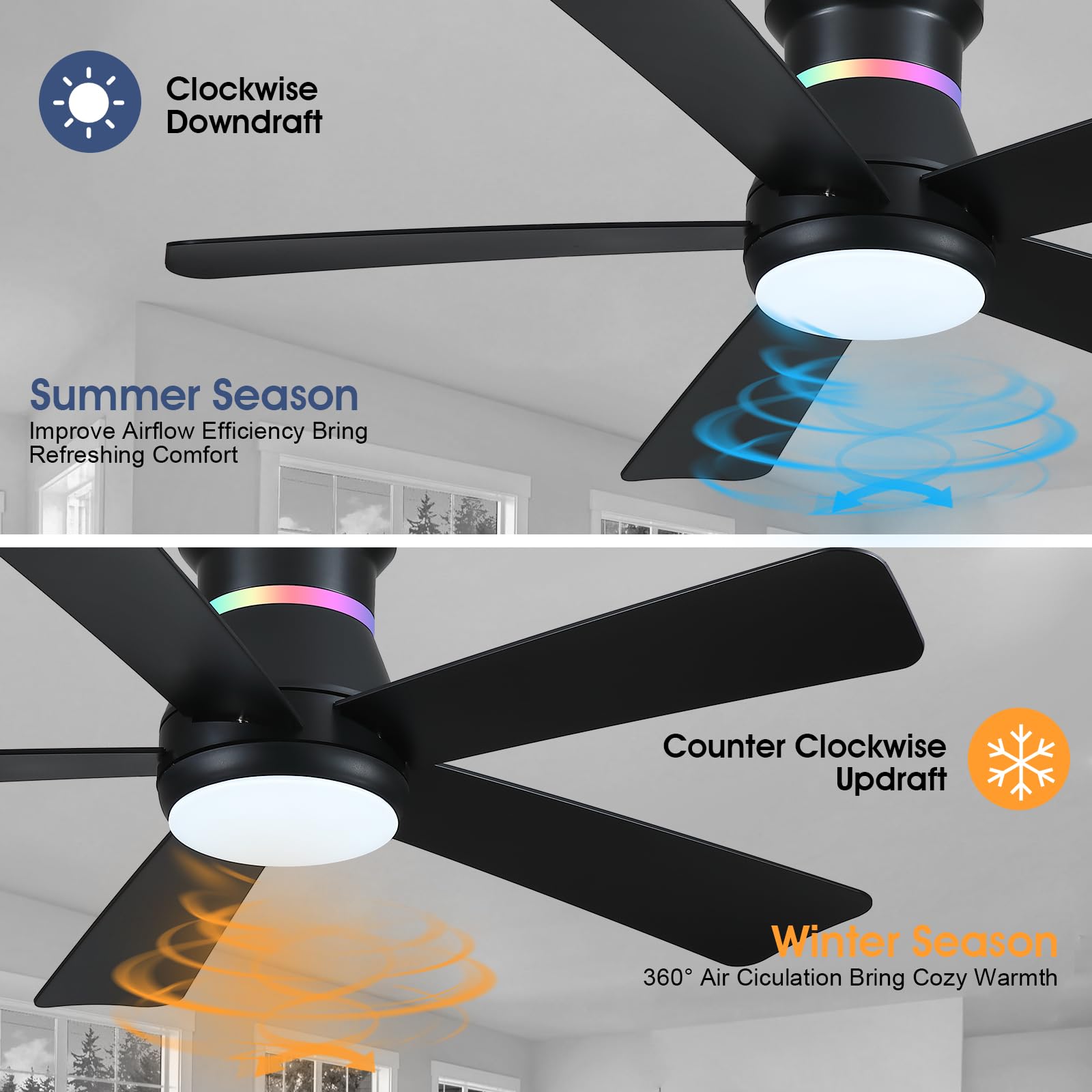 Surtime LED with 3cct is dimmable for mood lighting.