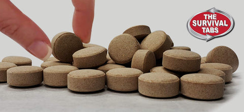 Gluten-free and non-GMO ingredients make Survival Tabs suitable for dietary preferences.
