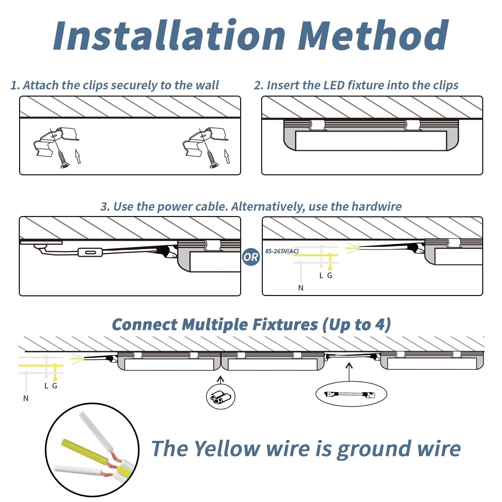 Linkable SUSLUM lights for easy expansion in large spaces