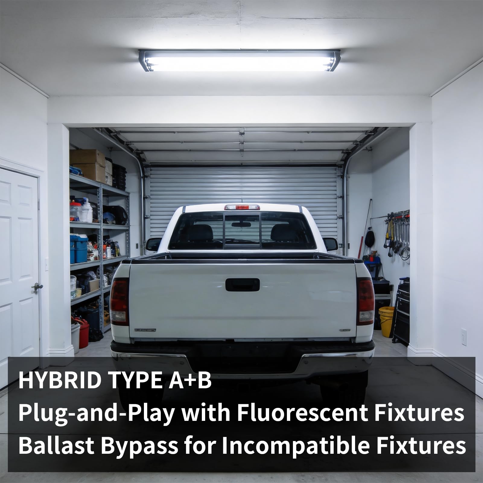 SUSLUM T8 LED 4-foot replacement ready for ballast-compatible installation