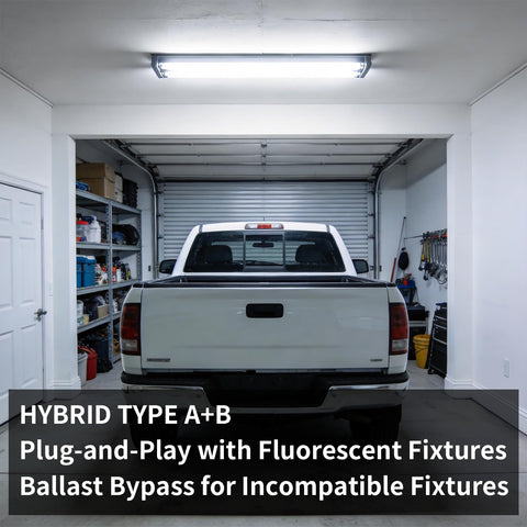 SUSLUM T8 LED 4-foot replacement ready for ballast-compatible installation