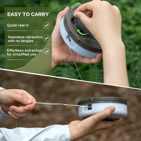 Sutaig IP44 waterproof camping lights stand up to rain for outdoor use