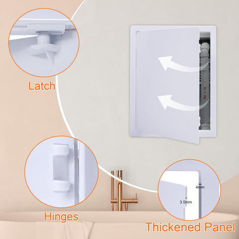 Paintable surface allows color matching to blend with existing walls