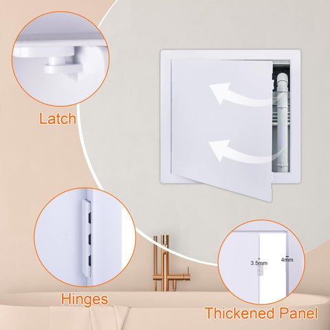 Suteck paintable drywall access panel surface ready to match decor