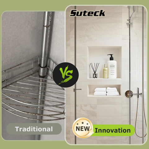 Suteck ABS construction provides durable, waterproof protection for the niche.