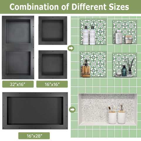 Suteck Shower Niche supports flush-mount installation for clean lines.