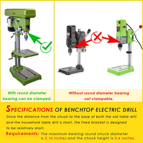 Suteng all steel casting construction offers durable workshop performance.